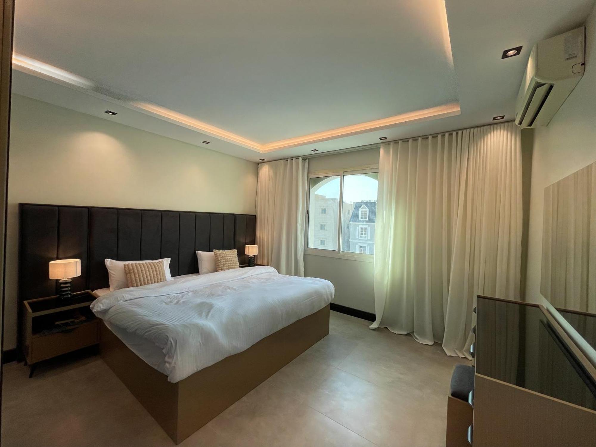 غرفة نوم وصالة مدخل ذكي Apartment *